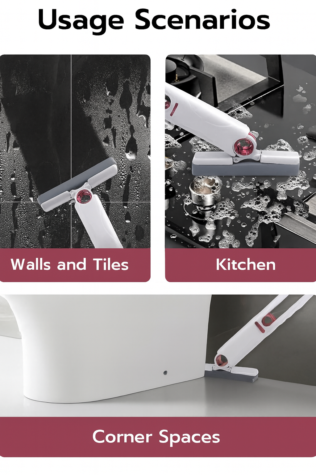 Portable Mini Self-Squeeze Sponge Mop