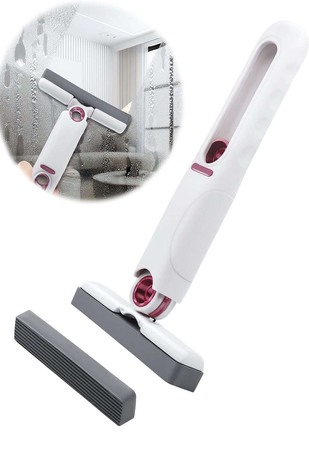 Portable Mini Self-Squeeze Sponge Mop