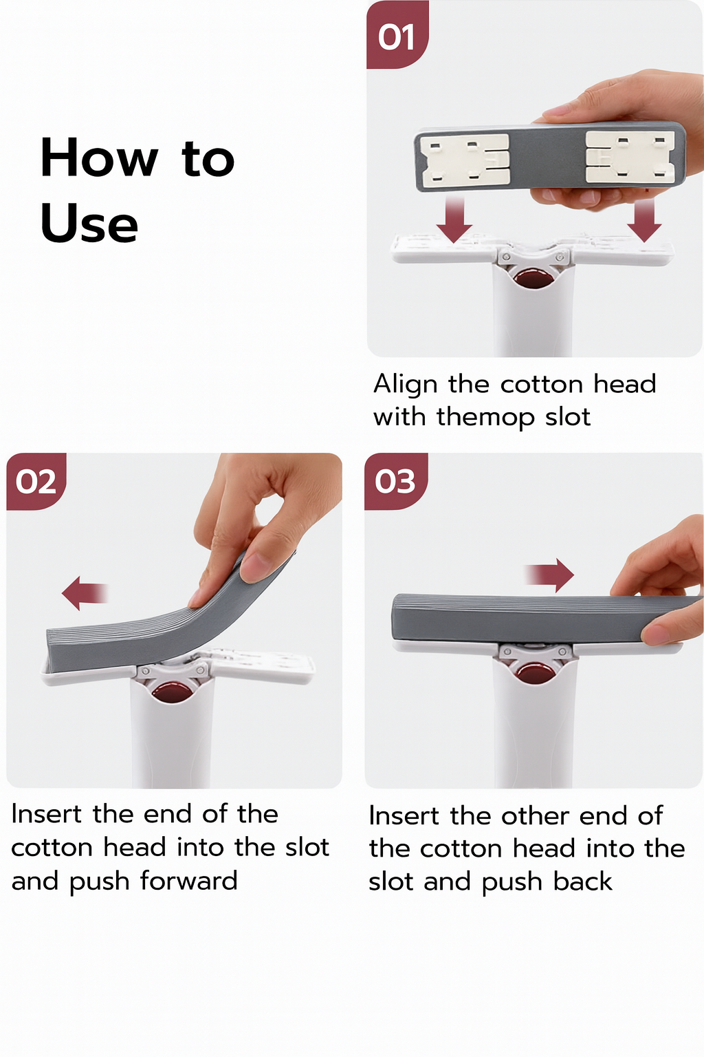 Portable Mini Self-Squeeze Sponge Mop